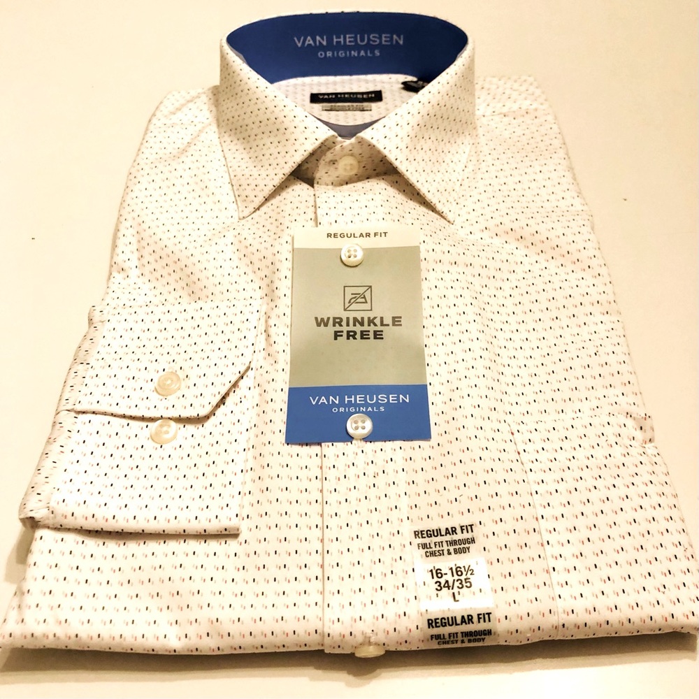SALE !! Van Heusen Men’s Wrinkle-free Dress Shirt
